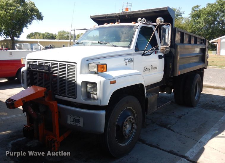 image for item HV9760 1990 GMC TopKick C6000  dump truck