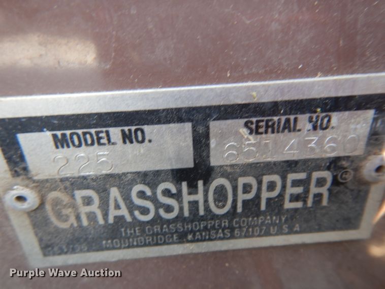 image for item HV9762 Grasshopper 225K ZTR lawn mower