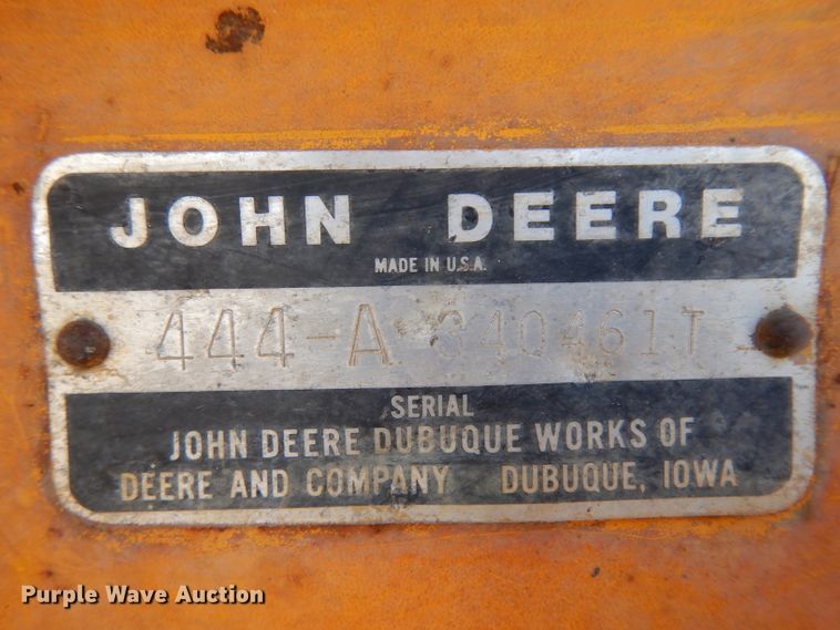 image for item HV9767 John Deere 444  wheel loader