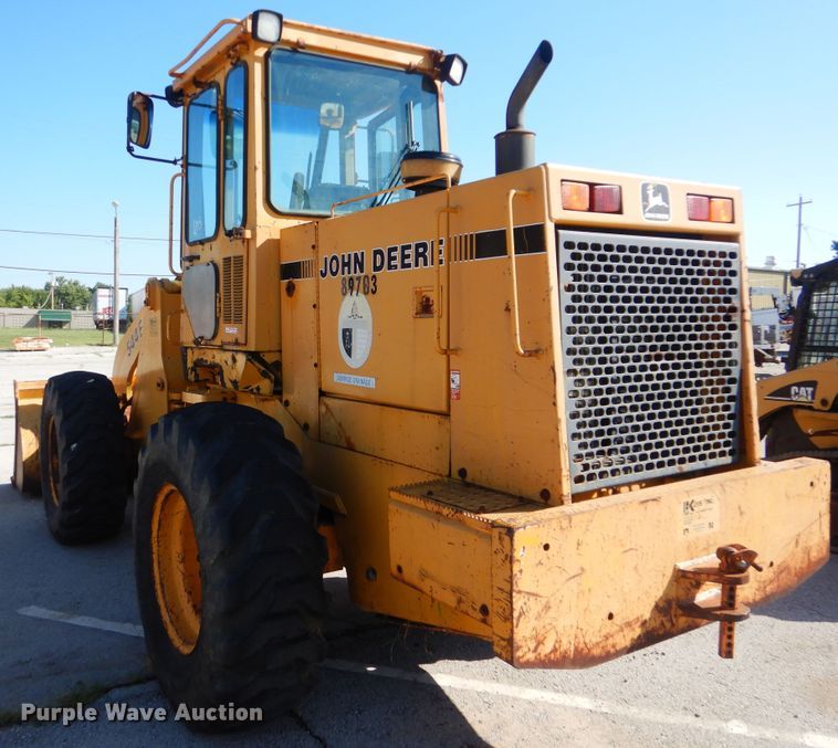image for item HY9494 1989 John Deere 544E  wheel loader