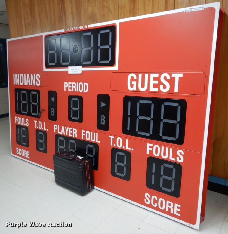 Daktronics scoreboard in Overland Park, KS Item HY9747 sold Purple Wave