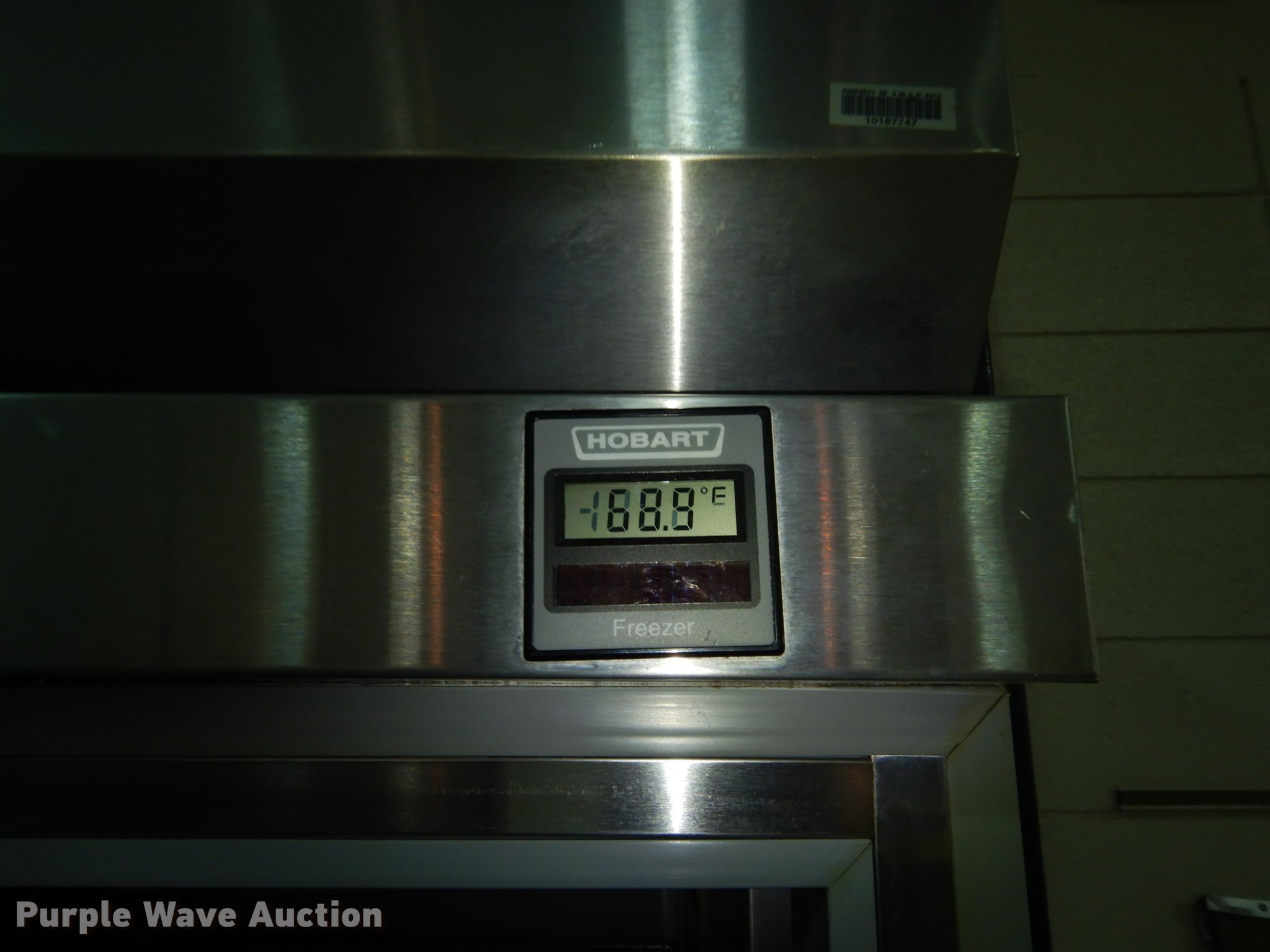 Hobart QF1 freezer in Overland Park, KS Item HY9737 sold Purple Wave
