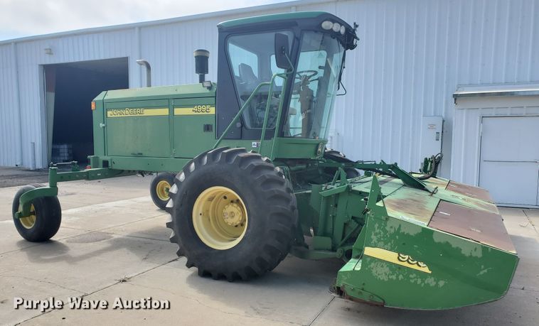 image for item DE4485 2007 John Deere 4995  windrower
