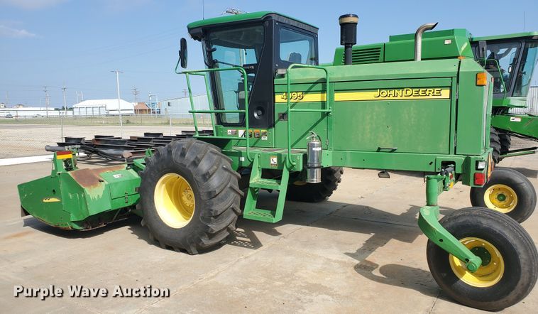 image for item DE4485 2007 John Deere 4995  windrower