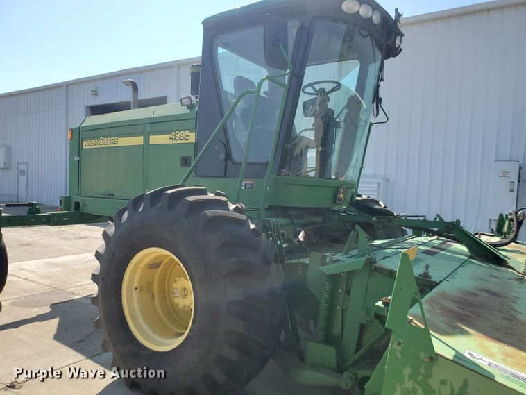 image for item DE4485 2007 John Deere 4995  windrower