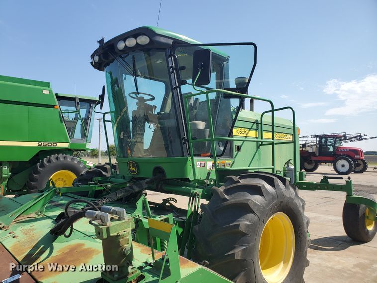 image for item DE4485 2007 John Deere 4995  windrower