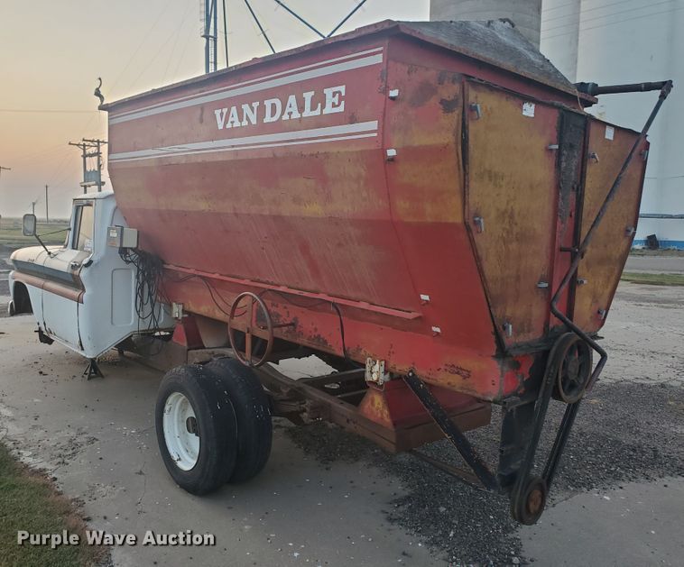 image for item DF5696 1961 Chevrolet Apache 30  feed mixer truck