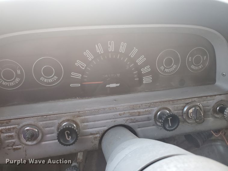 image for item DF5696 1961 Chevrolet Apache 30  feed mixer truck