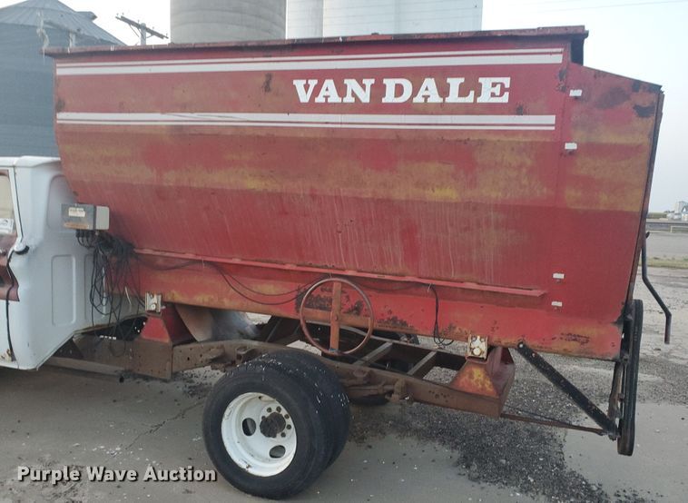 image for item DF5696 1961 Chevrolet Apache 30  feed mixer truck