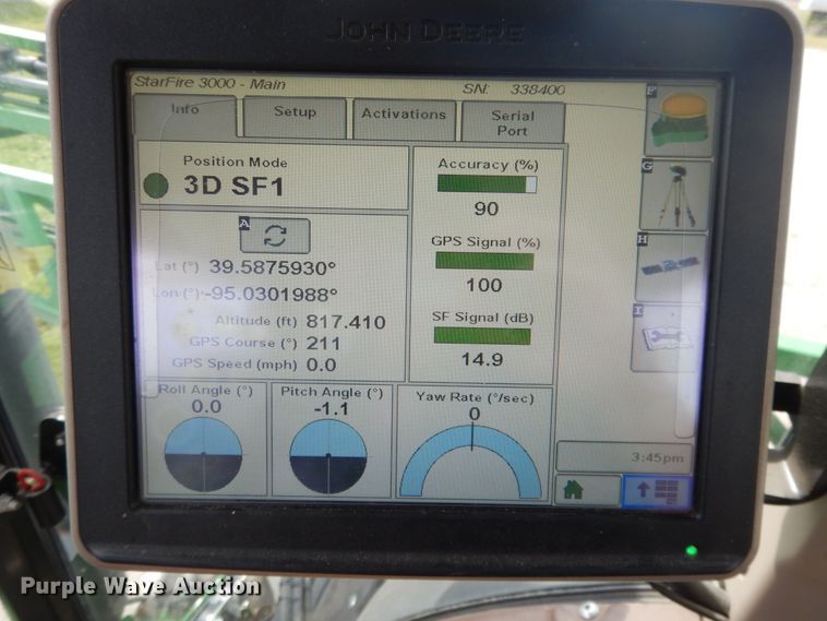 image for item DI7595 2013 John Deere 4630 sprayer