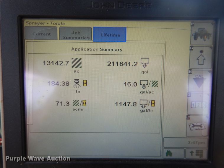 image for item DI7595 2013 John Deere 4630 sprayer