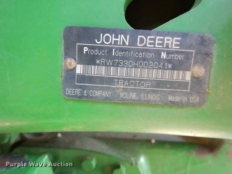 image for item DI7682 John Deere 7330 Premium  MFWD tractor