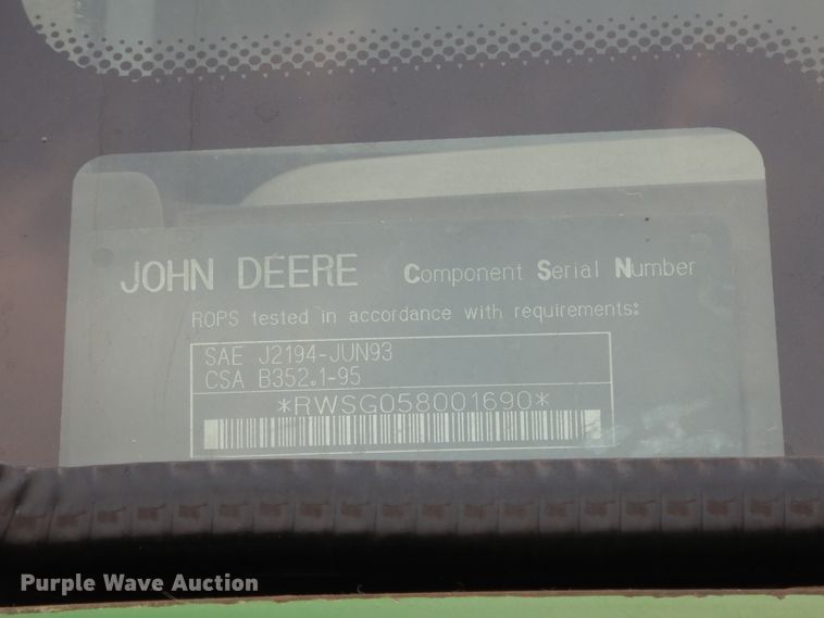 image for item FR9033 1998 John Deere 8400T  tractor