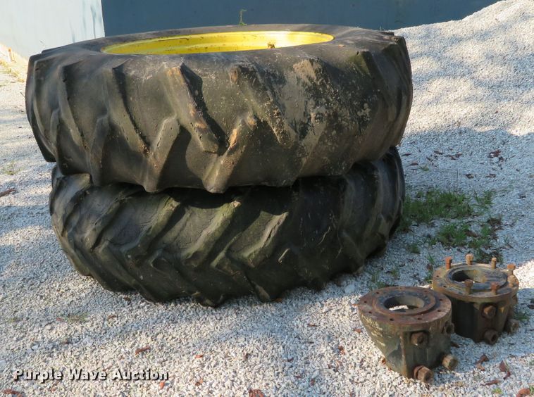 image for item GI9199 (2) 18.4-38 tires and wheels