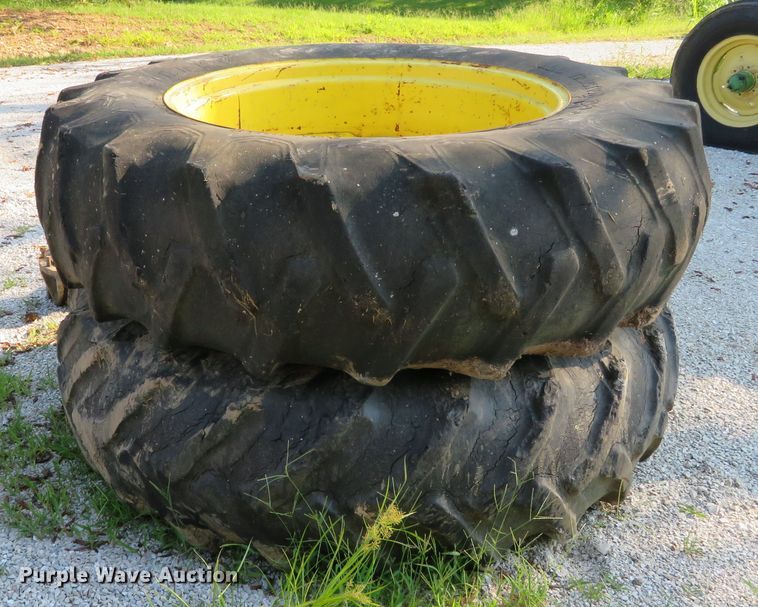 image for item GI9199 (2) 18.4-38 tires and wheels