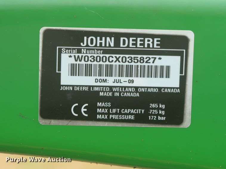 image for item HJ9327 2009 John Deere 4105  MFWD tractor