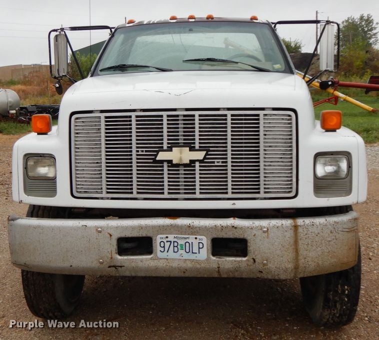 image for item HJ9630 1991 Chevrolet Kodiak C5500  flatbed truck