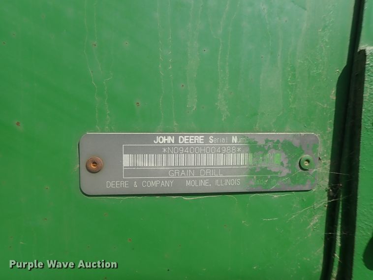 image for item HK9968 John Deere 9400 grain drill