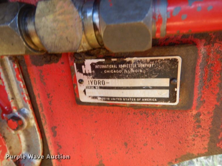 image for item HP9769 International Hydro 186  tractor