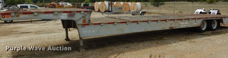image for item DF2642 2000 Trail King TK70HT-482 drop deck equipment trailer