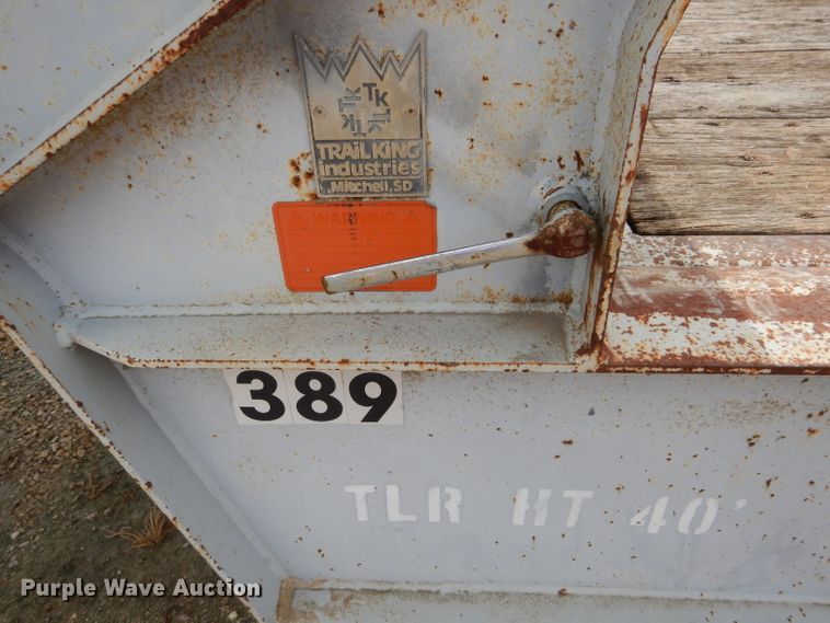 image for item DF2642 2000 Trail King TK70HT-482 drop deck equipment trailer