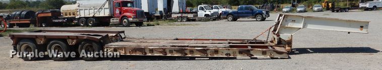 image for item DG1468 1978 Rogers lowboy equipment trailer