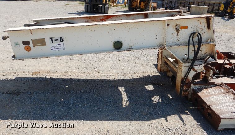 image for item DG1468 1978 Rogers lowboy equipment trailer