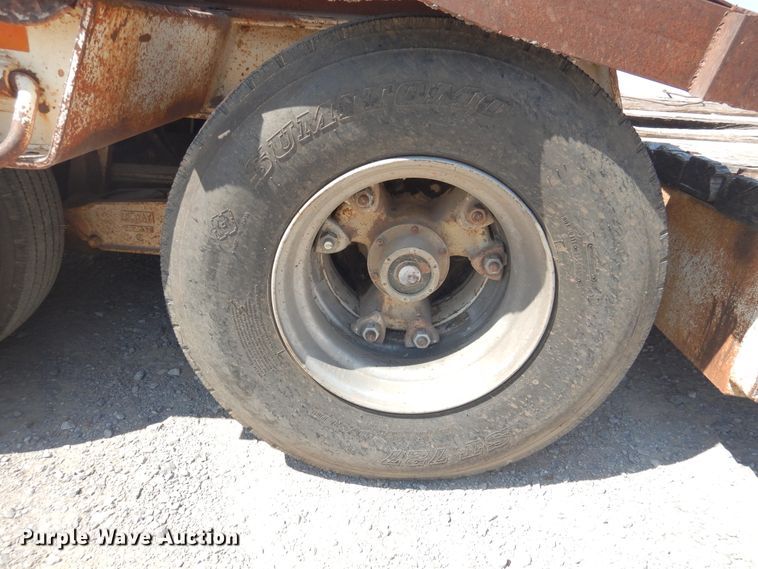 image for item DG1468 1978 Rogers lowboy equipment trailer