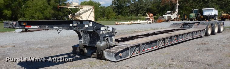 image for item DG6985 2001 Load King 553SS lowboy equipment trailer