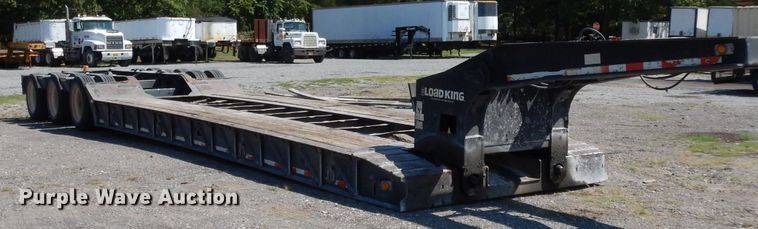 image for item DG6985 2001 Load King 553SS lowboy equipment trailer
