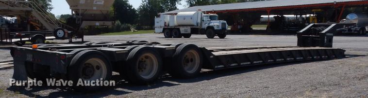 image for item DG6985 2001 Load King 553SS lowboy equipment trailer