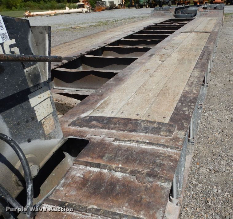 image for item DG6985 2001 Load King 553SS lowboy equipment trailer