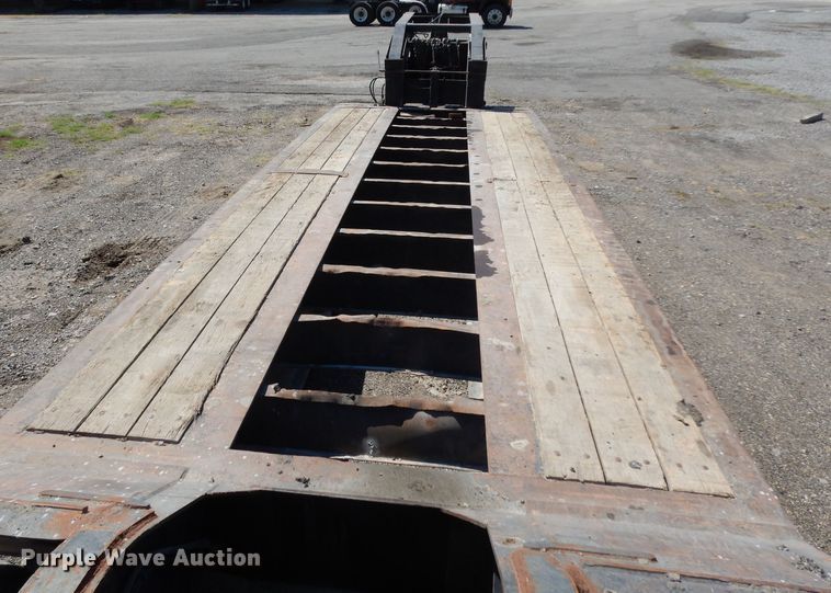 image for item DG6985 2001 Load King 553SS lowboy equipment trailer