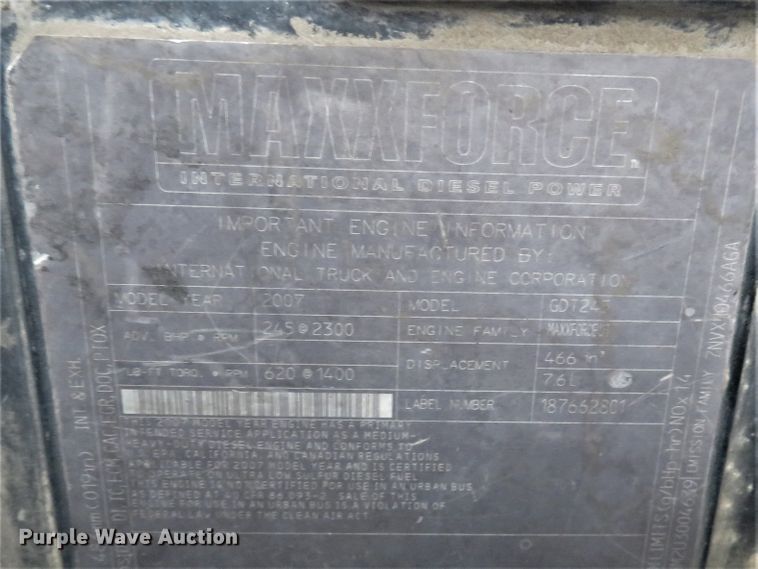 image for item DH1157 2008 International 4300  rollback truck