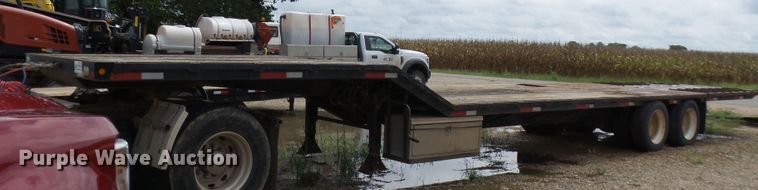 image for item DH3926 1995 Duty Mfg Inc DDH45 drop deck equipment trailer