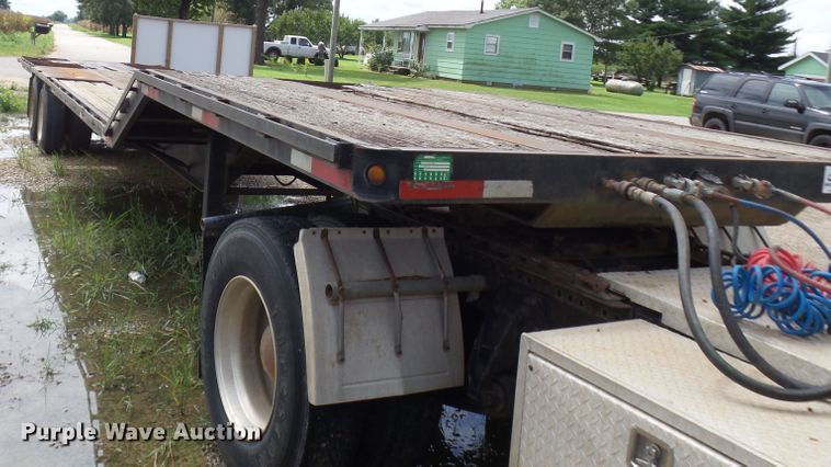 image for item DH3926 1995 Duty Mfg Inc DDH45 drop deck equipment trailer