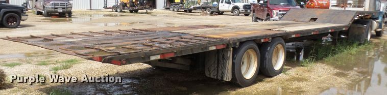 image for item DH3926 1995 Duty Mfg Inc DDH45 drop deck equipment trailer