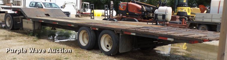 image for item DH3926 1995 Duty Mfg Inc DDH45 drop deck equipment trailer