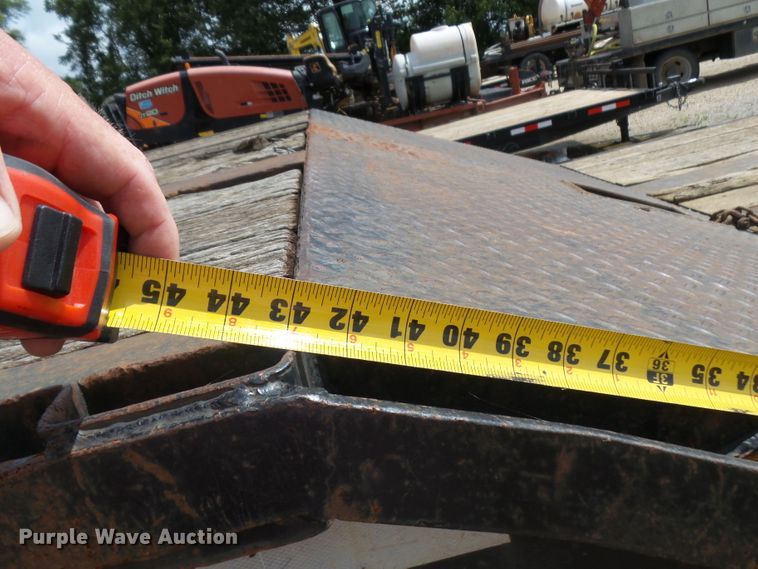 image for item DH3926 1995 Duty Mfg Inc DDH45 drop deck equipment trailer