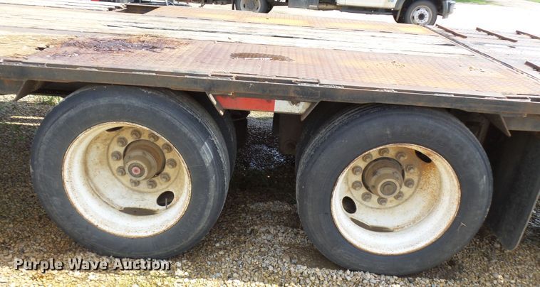 image for item DH3926 1995 Duty Mfg Inc DDH45 drop deck equipment trailer