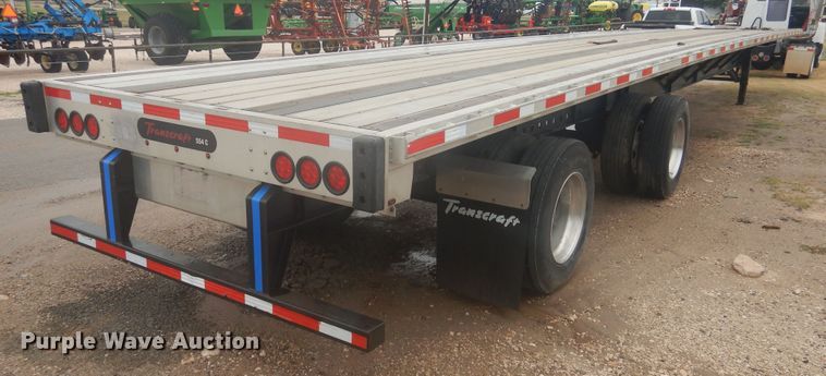 image for item DJ1057 2020 Transcraft flatbed trailer