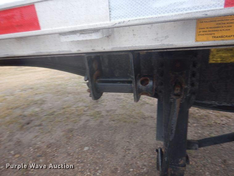 image for item DJ1057 2020 Transcraft flatbed trailer
