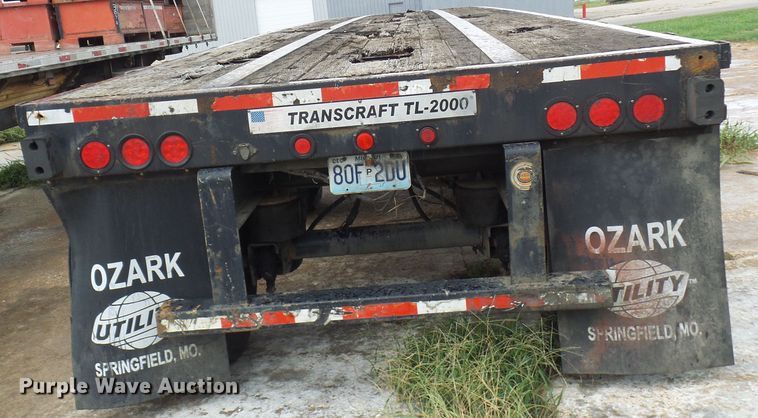 image for item EP9912 2006 Transcraft TL2000H flatbed trailer