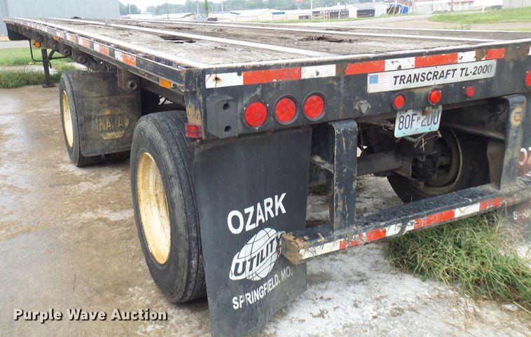 image for item EP9912 2006 Transcraft TL2000H flatbed trailer