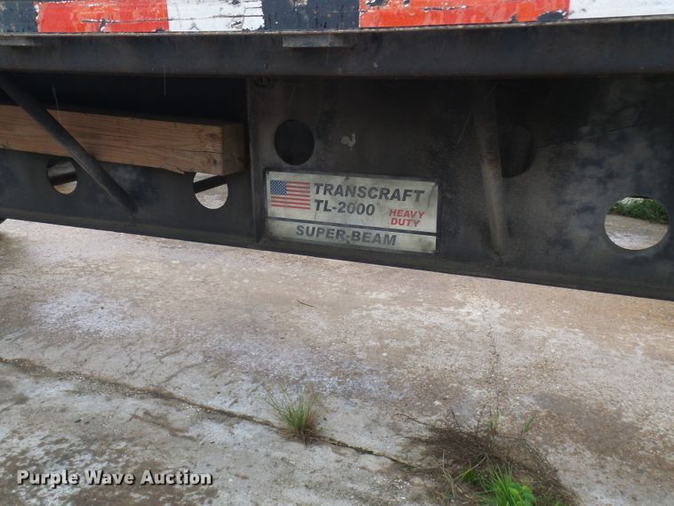 image for item EP9912 2006 Transcraft TL2000H flatbed trailer