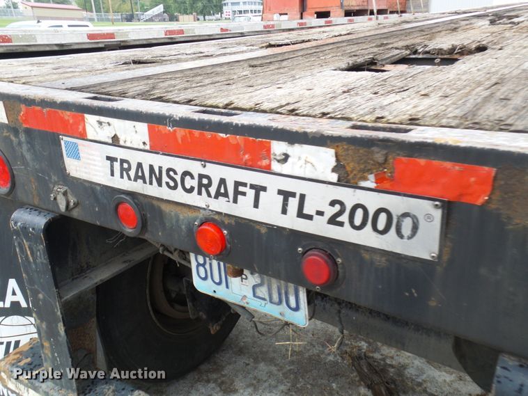 image for item EP9912 2006 Transcraft TL2000H flatbed trailer