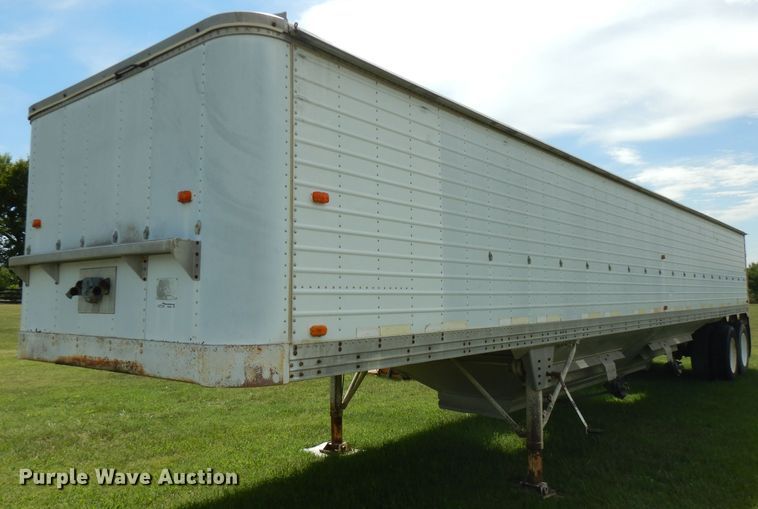 image for item FN9368 1982 Timpte double hopper bottom grain trailer