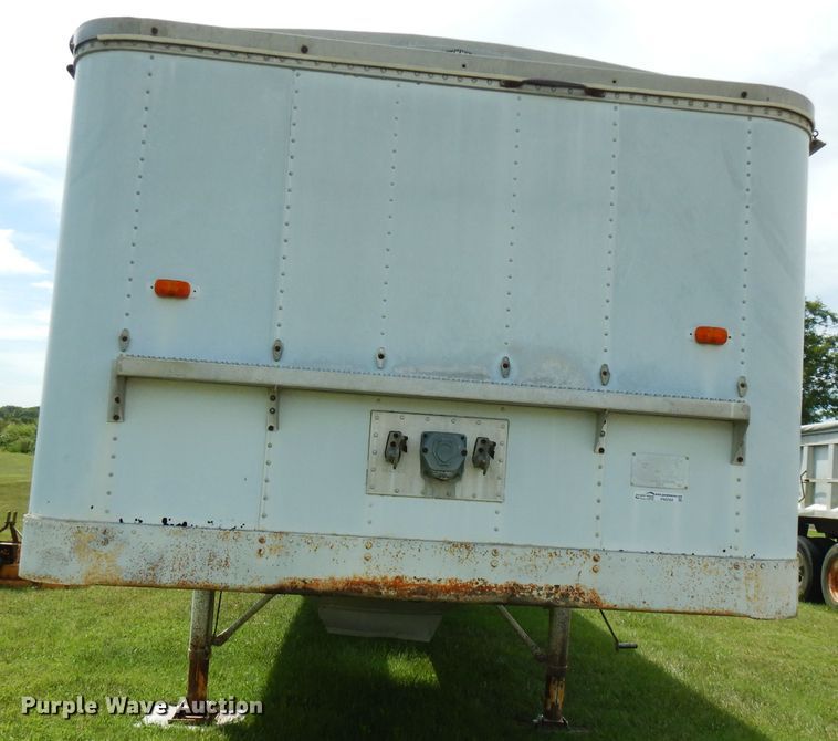 image for item FN9368 1982 Timpte double hopper bottom grain trailer