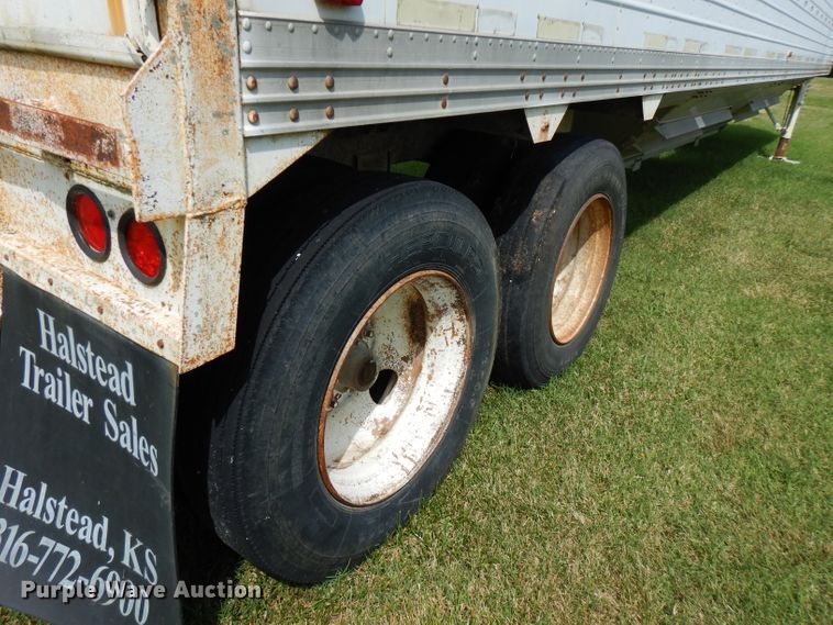 image for item FN9368 1982 Timpte double hopper bottom grain trailer