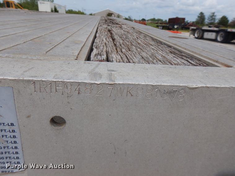 image for item FN9422 1998 Raven Fleet Hawk flatbed trailer